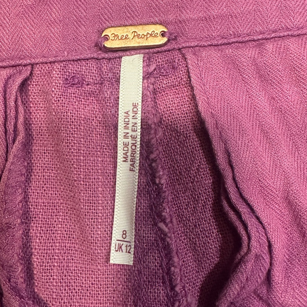 Free People Say So Trouser Shorts in Summer Bloom - Picture 4 of 7